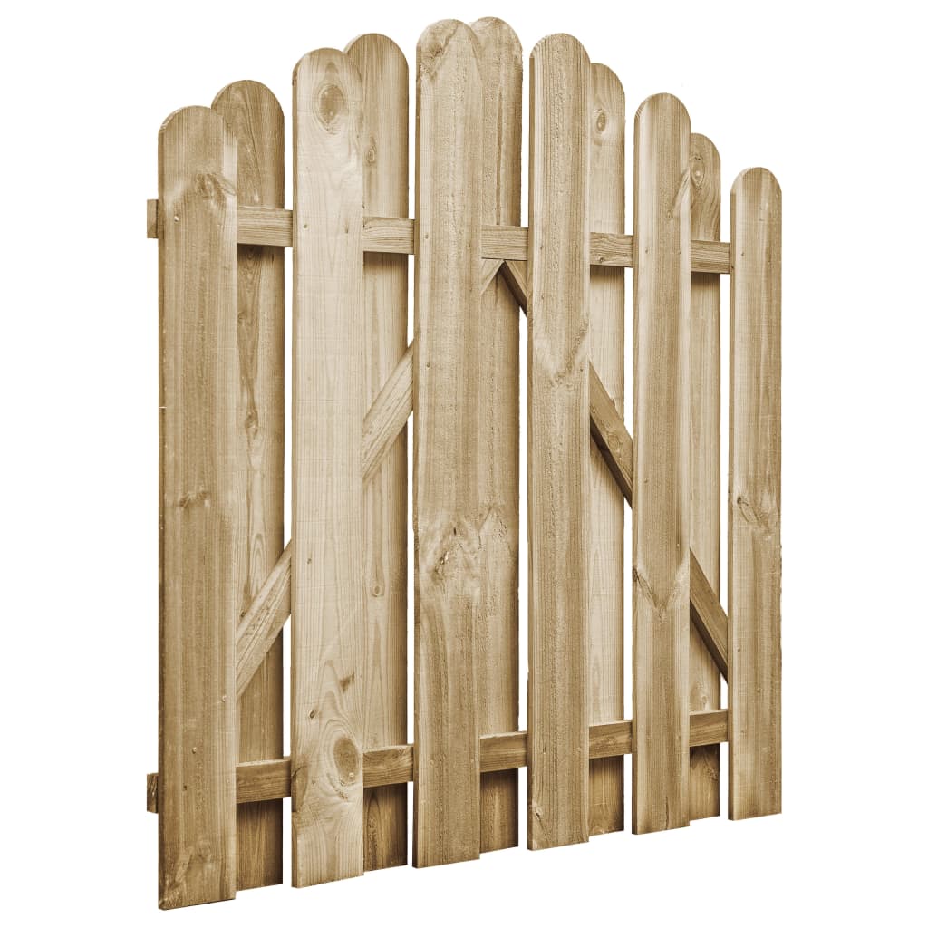 Zauntür Garten aus Holz | Gartentor 100x100 oder 100x150 cm