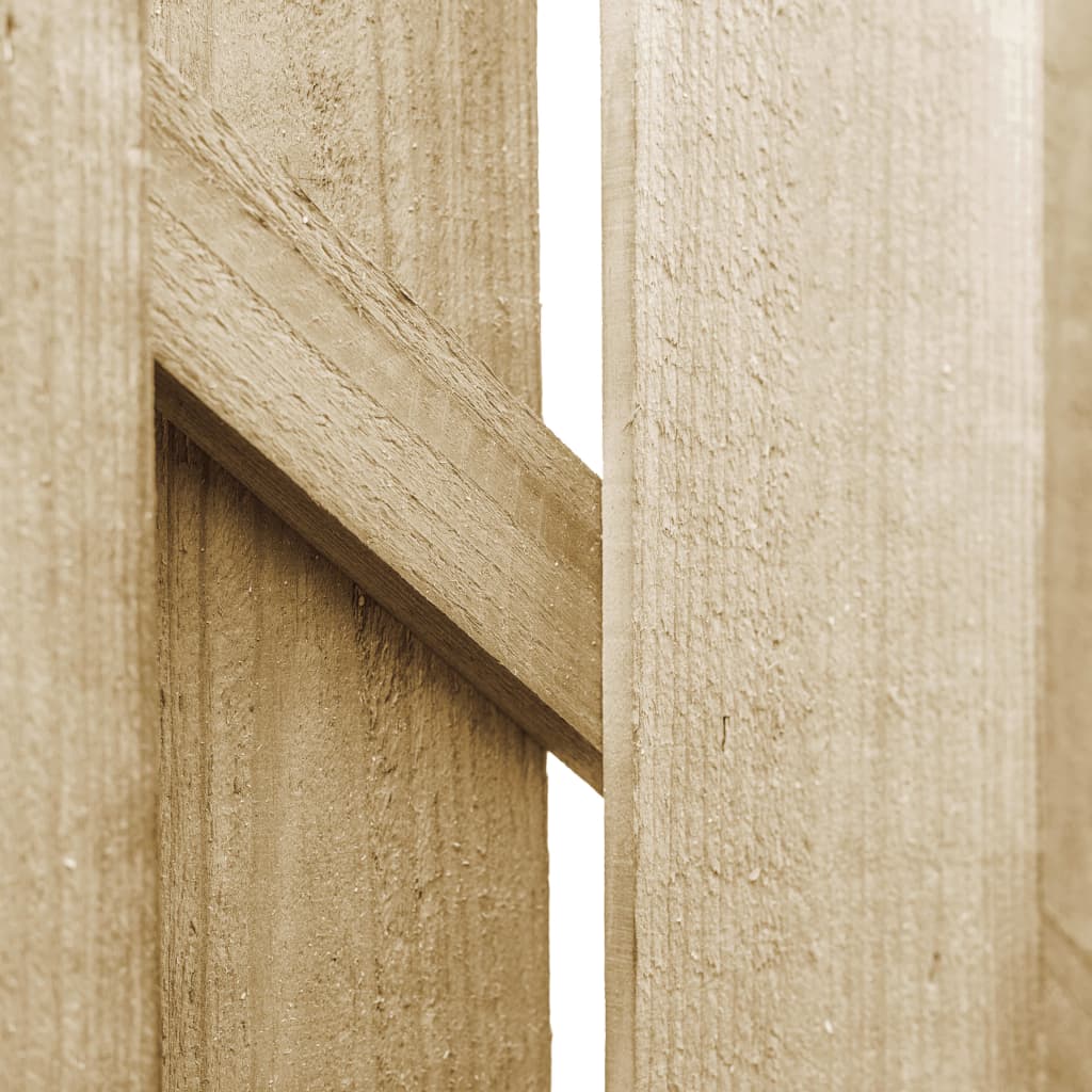 Zauntür Garten aus Holz | Gartentor 100x100 oder 100x150 cm