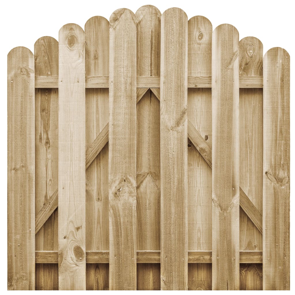 Zauntür Garten aus Holz | Gartentor 100x100 oder 100x150 cm