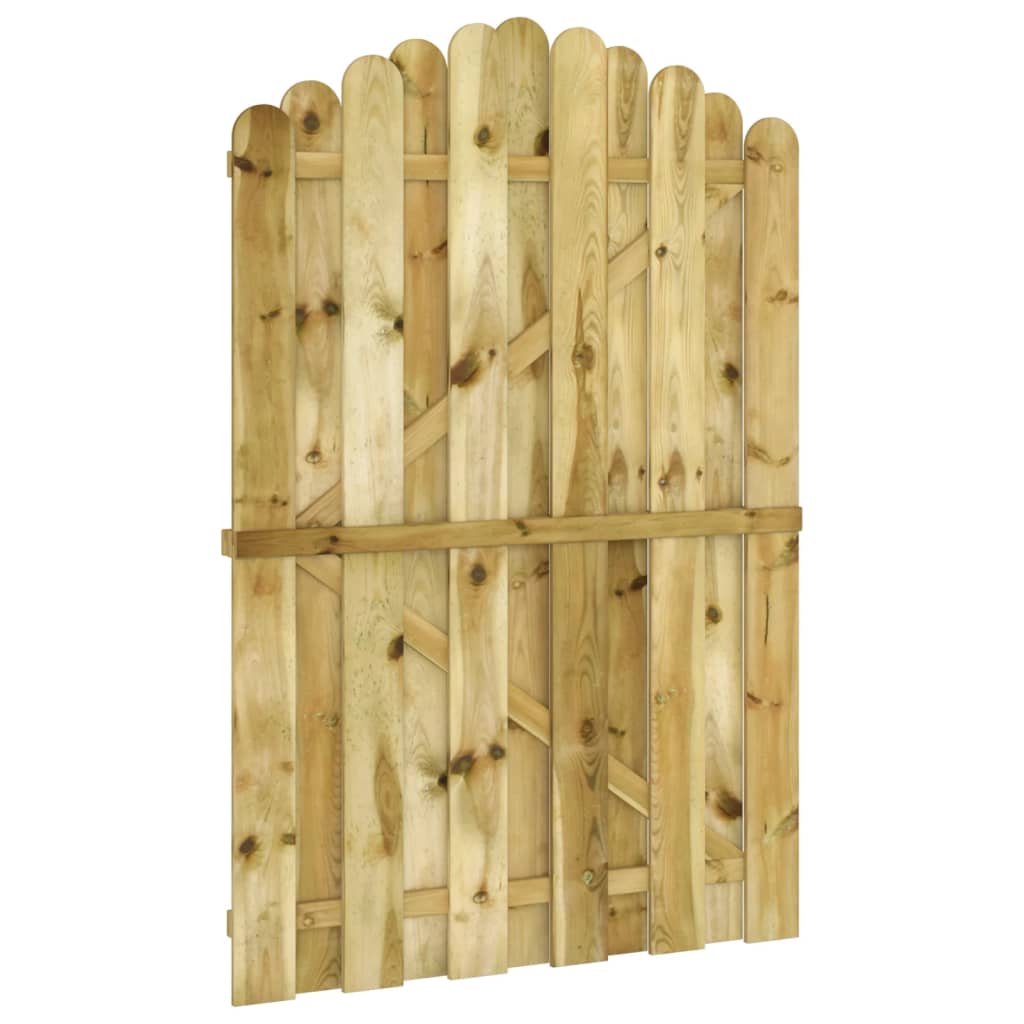 Zauntür Garten aus Holz | Gartentor 100x100 oder 100x150 cm