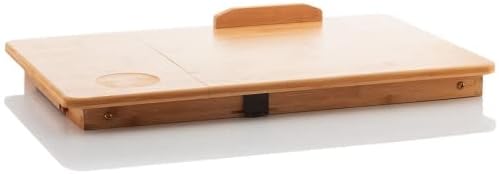 Serviertisch für Sofa & Bett | Beistelltisch klappbar mit zusätzlicher Arbeitsplatte | Mini-Arbeitstisch mobil, gesunder Teilzeit-Stehtisch