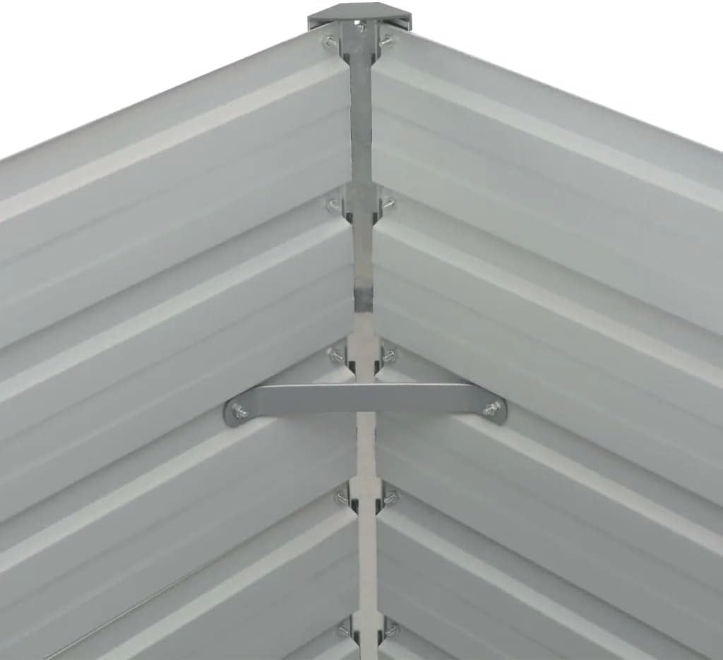 Premium Hochbeet Metall Anthrazit 160 cm | Perfekt geeignet für Garten, Balkon, Terrasse & darüber hinaus | Verzinkter Stahl 160x80x77 cm