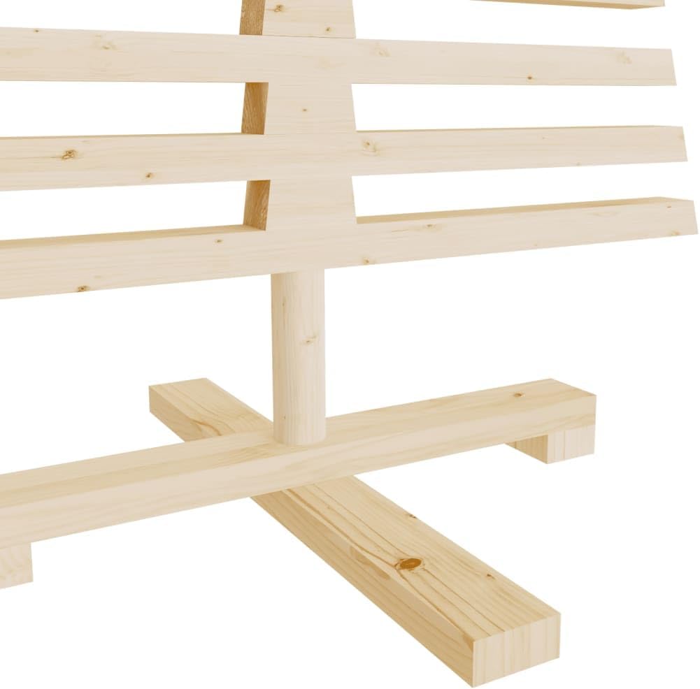 Weihnachtsbaum aus Holz groß modern | 120 cm Deko-Tannenbaum | Christbaum zum Stecken