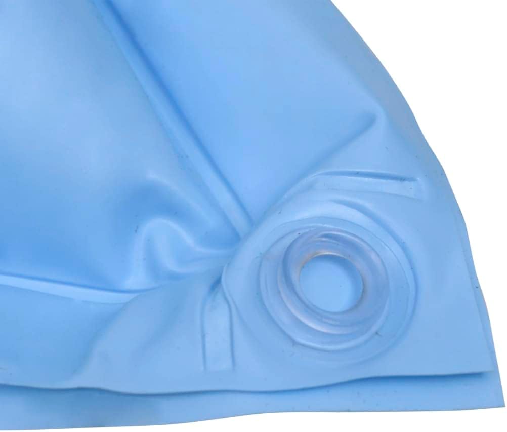 Poolkissen Winter XXL 4m Durchmesser | 4 Kissen mit je 110x110 cm | Winterkissen für Pool-Abdeckung | Luftkissen-Frostschutz rechteckig
