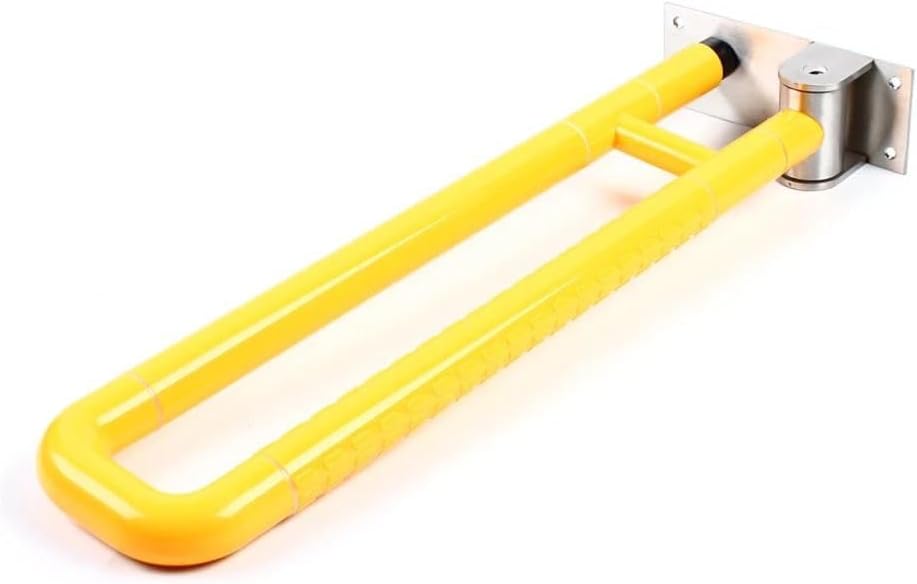 Haltegriff Toilette klappbar 300 kg | Wandstützgriff 60 cm | Zusatzgriff für Senioren & behinderte Menschen | WC-Stützgriff