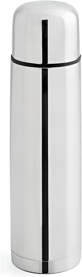 Premium Thermoskanne 1l Edelstahl mit Becher | Thermosflasche für Kaffee, Tee, Glühwein & Kaltgetränke | Isolierkanne maximal robust für das Reisen & mehr