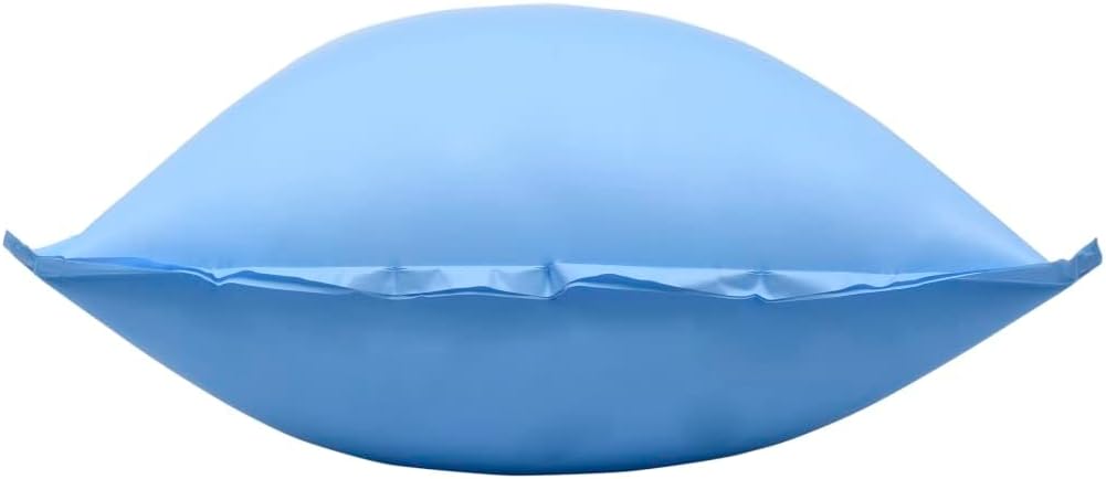 Poolkissen Winter XXL 4m Durchmesser | 4 Kissen mit je 110x110 cm | Winterkissen für Pool-Abdeckung | Luftkissen-Frostschutz rechteckig