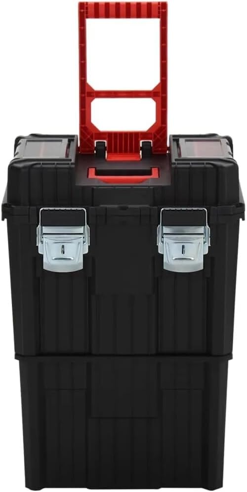 Werkzeugtrolley leer mit Rollen | Werkzeugkasten auf Rädern | Rollende Werkstatt