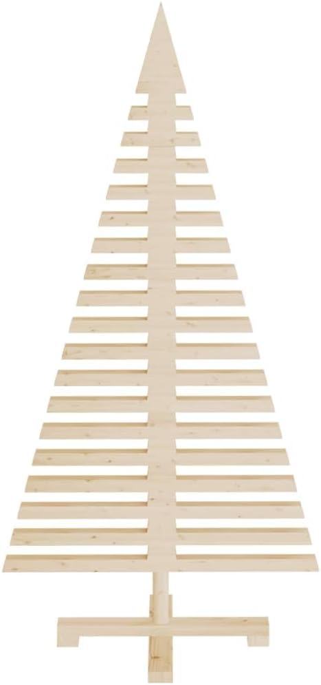 Weihnachtsbaum aus Holz groß modern | 120 cm Deko-Tannenbaum | Christbaum zum Stecken