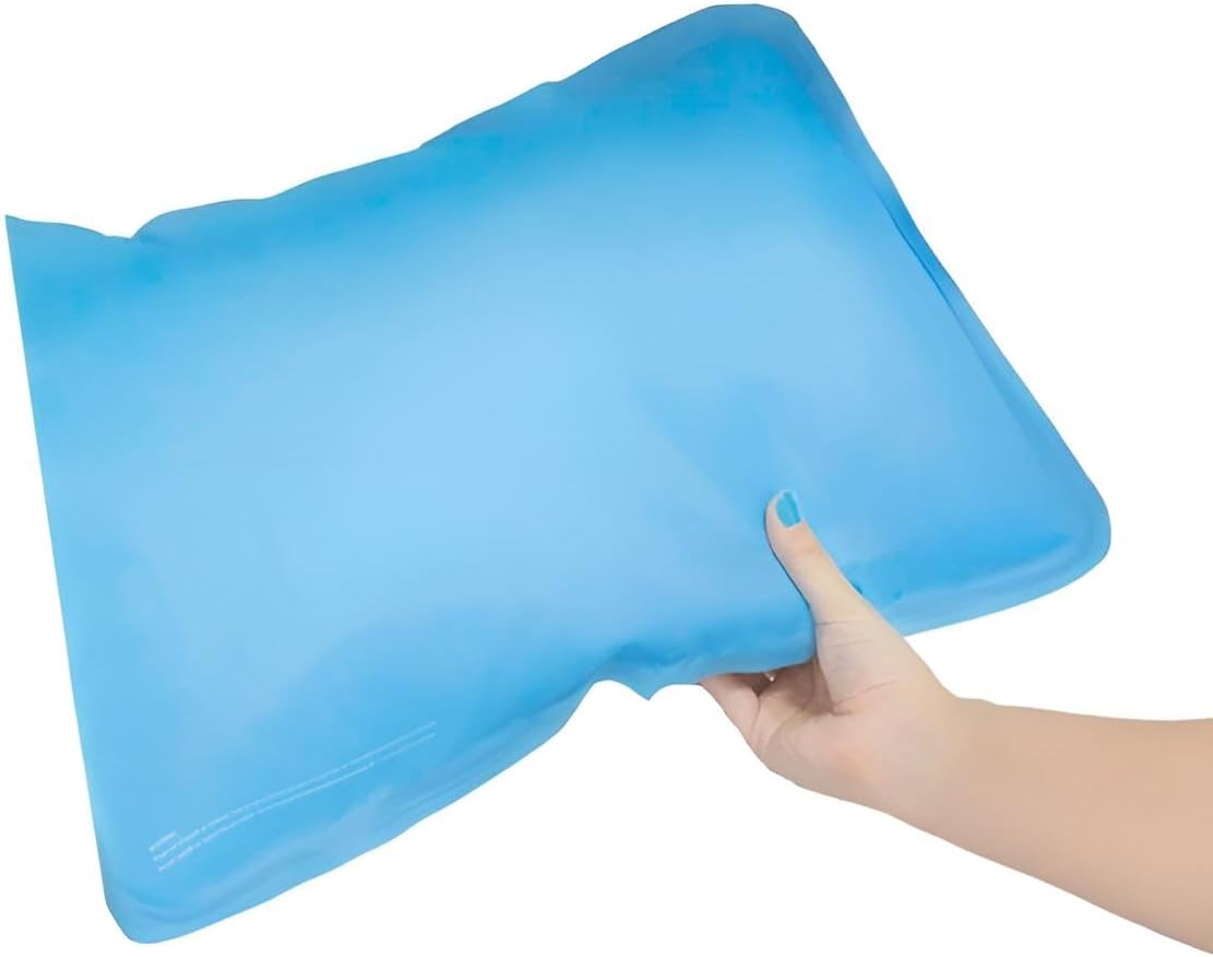 Premium Kühlkissen zum Schlafen 52x35 cm | Kühlkissen für Nacken, Knie, Oberschenkel, Waden, Füße | Kältekompresse groß & wiederverwendbar | Kühlpad XXL