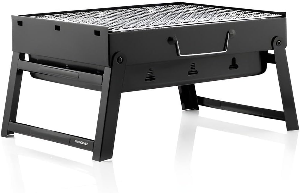 Klappgrill Holzkohle für Camping und Co. | Tischgrill günstig | Mini-Grill, Campinggrill, Outdoor, Reise, Festival, Picknick