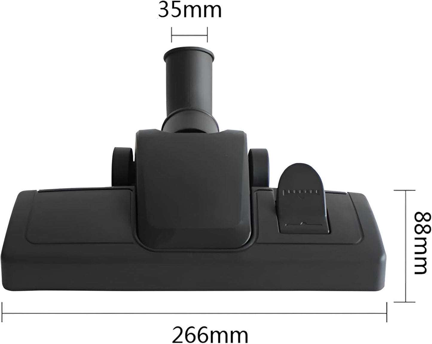 Staubsauger Bodendüse universal 35mm | Kombidüse Staubsaugerdüse geeignet für Miele, Bosch, Siemens, Kärcher, Philips & mehr