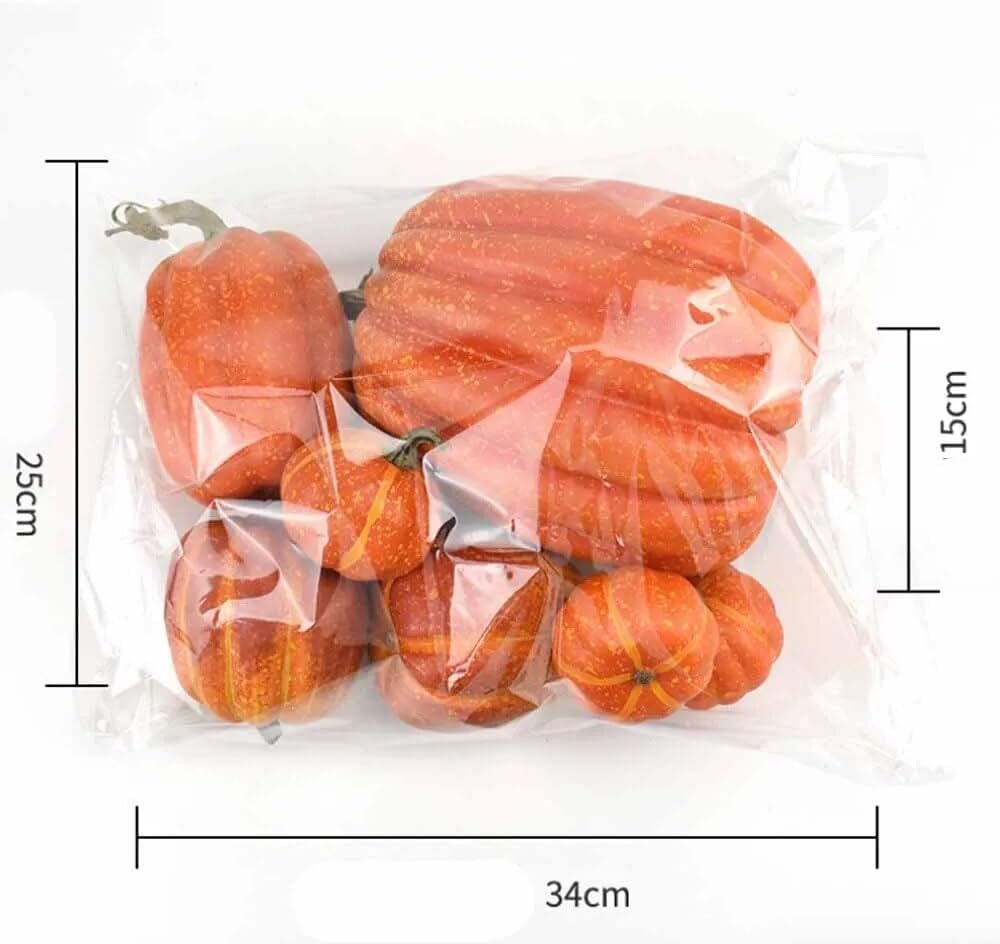 Kürbis Deko Plastik Herbst Halloween draußen & drinnen | Weiß & Orange | Set aus 7 Kürbissen groß & klein (Orange)