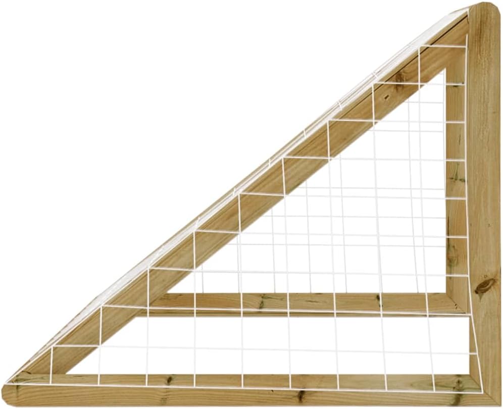 Fußballtor Garten für Kinder inkl. Tornetz | Besonders stabiles Holz | 160 cm breit, 80 cm hoch