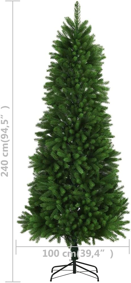 Premium Weihnachtsbaum künstlich wie echt 240 cm Spritzguss | Künstlicher Tannenbaum Christbaum aussen & innen