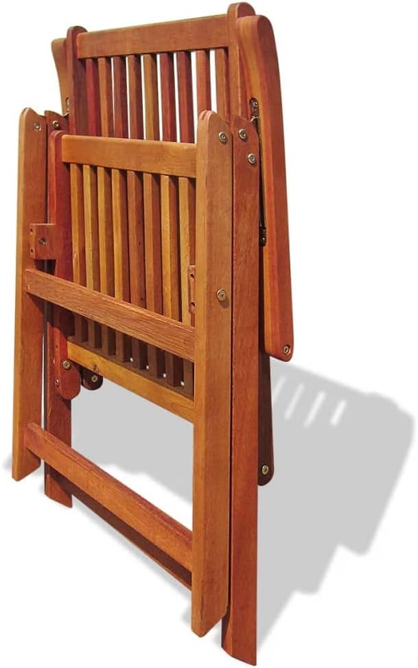 Premium Gartenstühle klappbar Holz | 2er Set oder 4er Set | Wetterfeste Stühle massiv für Garten, Terrasse & Balkon (2)