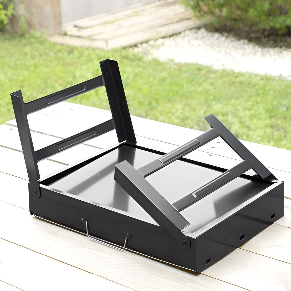 Klappgrill Holzkohle für Camping und Co. | Tischgrill günstig | Mini-Grill, Campinggrill, Outdoor, Reise, Festival, Picknick