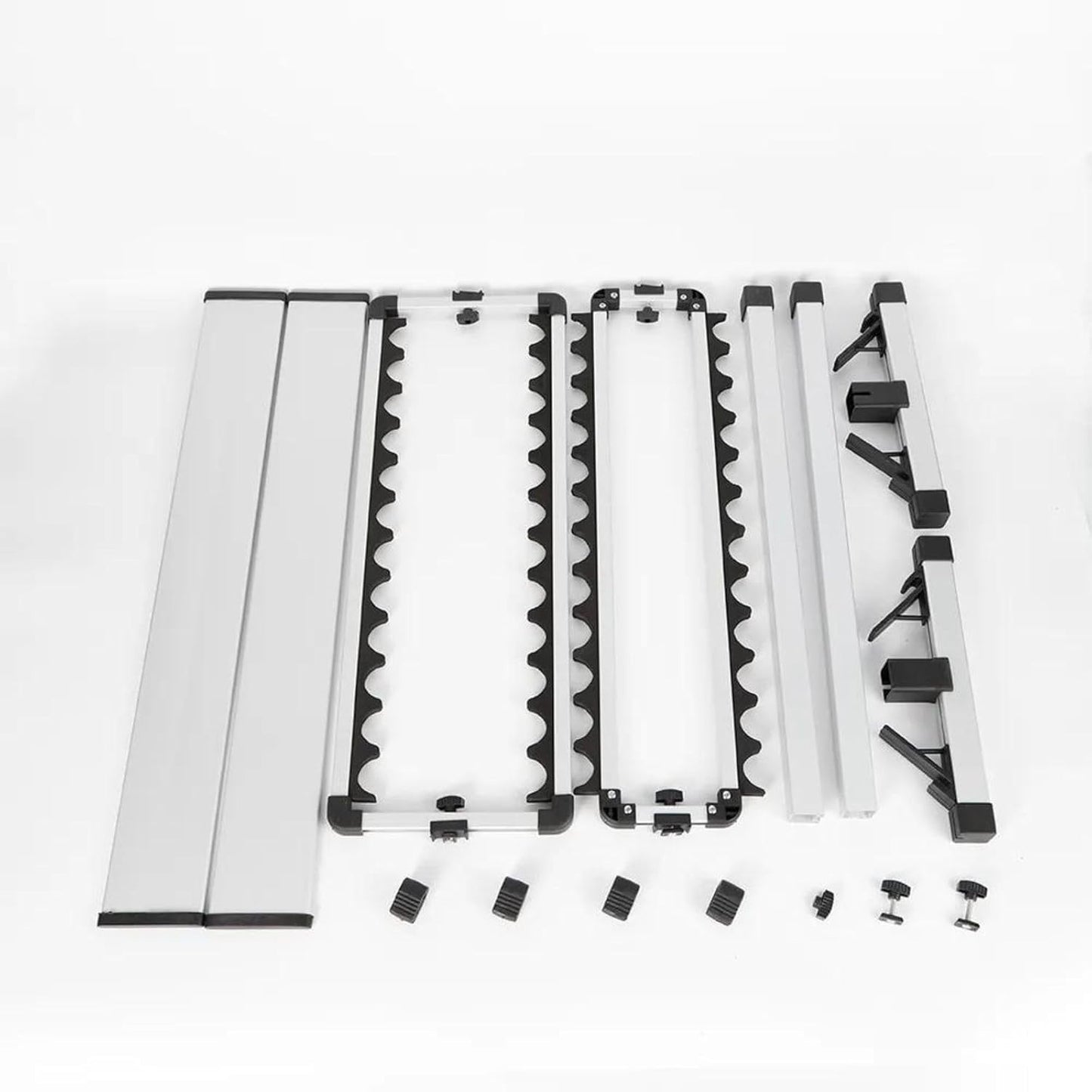 Rutenständer Angeln für Boden | Bis zu 24 Ruten | Angelrutenständer aus Aluminium