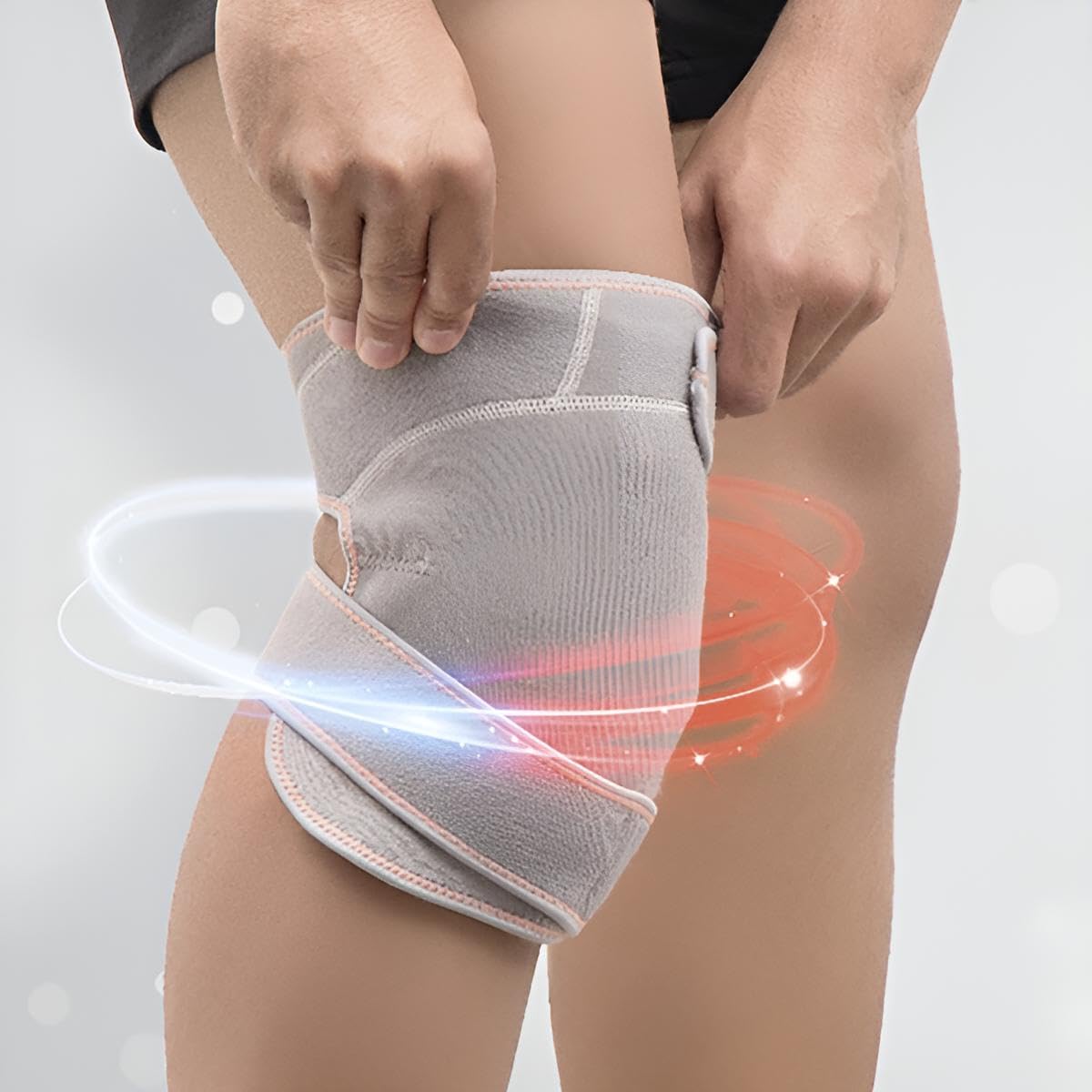 Kniebandage Männer, Frauen, Kinder | Knie Bandage Arthrose, Meniskus, Sport | Kniestütze Damen & Herren zum Laufen, Radfahren, Trainieren | Aktivbandage in Schwarz (XL)