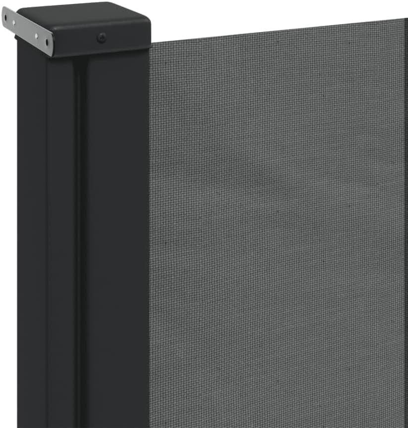 Premium Seitenmarkise ausziehbar 200x300, 180x300, 160x300, 140x300, 120x300, 100x300 | Sichtschutz Balkon, Terrasse, Garten | Sonnenschutz, Windschutz, Seitenrollo Anthrazit (Anthrazit, 180x300)