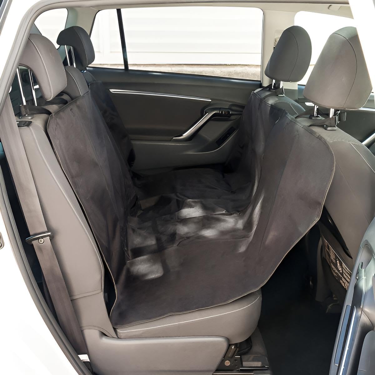 Autositz Schutz Hund Rücksitz | Autoschondecke Rückbank hinten | Auto Hundedecke Rücksitzbank | Hundeschutzdecke Polyester