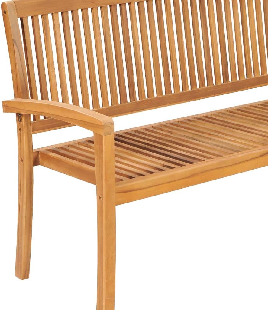 Premium Gartenbank Holzbank 2-Sitzer oder 3-Sitzer | Parkbank & Holzbank Outdoor für 2 oder 3 Personen | Bank Holz wetterfest (3-Sitzer)
