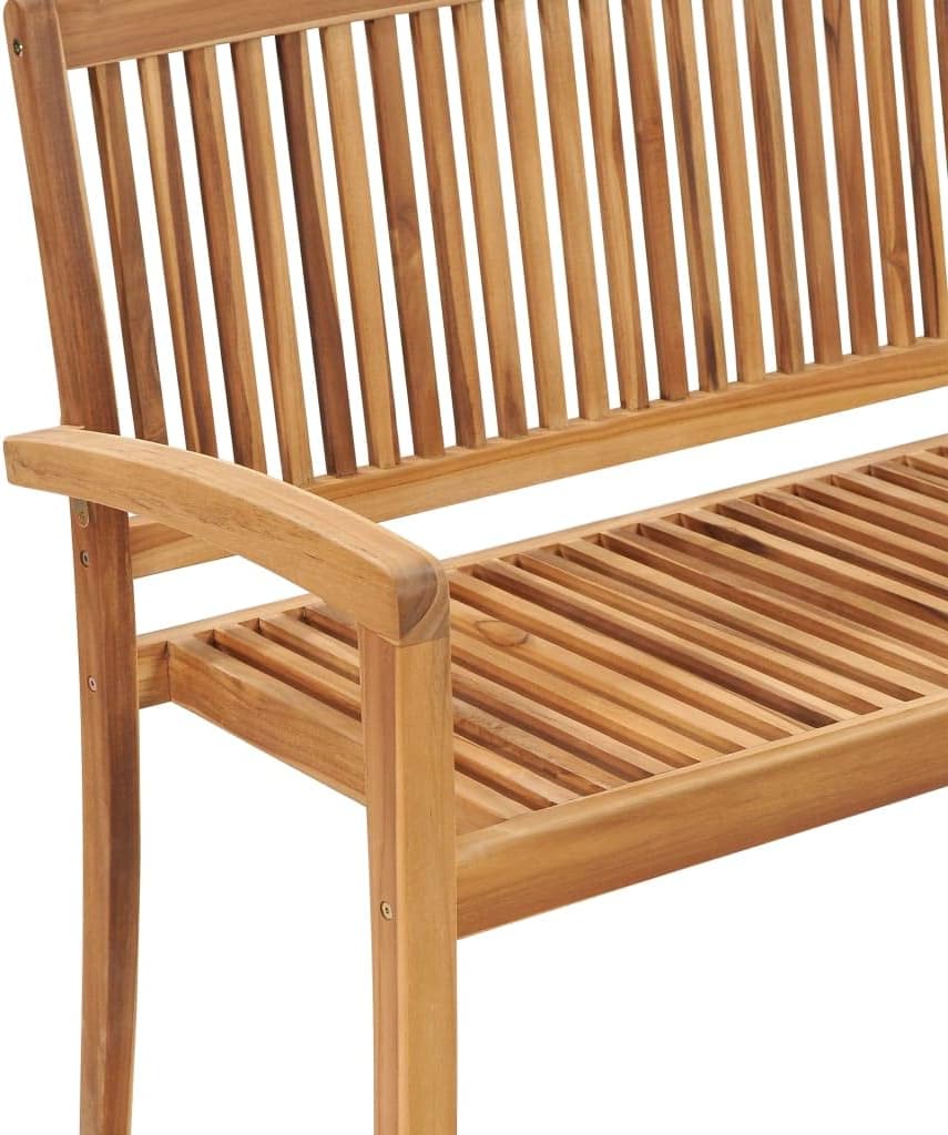 Premium Gartenbank Holzbank 2-Sitzer oder 3-Sitzer | Parkbank & Holzbank Outdoor für 2 oder 3 Personen | Bank Holz wetterfest (2-Sitzer)