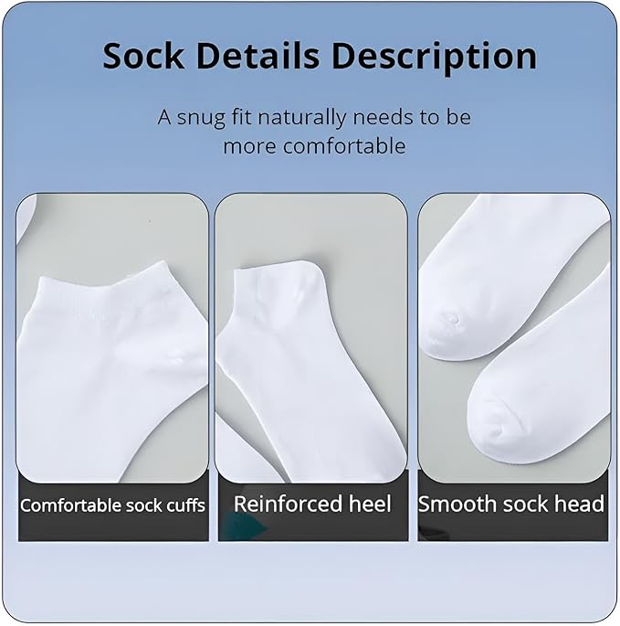 10 Paar Sneaker Socken in Schwarz oder Weiß | Füßlinge Größe 39-44 | Sneakersocken für Damen & Herren | Sportsocken & Laufsocken (Schwarz, DE/NL/SE/PL, Numerisch, 39, 44, Regular, Kurz)