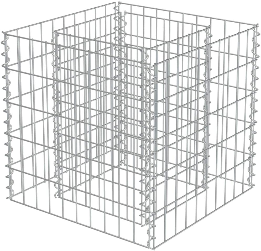 Gabionenkörbe & Gabionengitter Hochbeet klein & schmal | 50x50x50 oder 90x50x50 cm (50x50x50)
