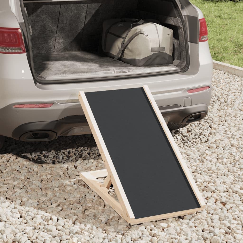Hunderampe für Sofa, Bett & Auto | Kleine & große Hunde bis 40 kg | Hundetreppe höhenverstellbar auf bis zu 45 cm | Einstiegshilfe faltbar