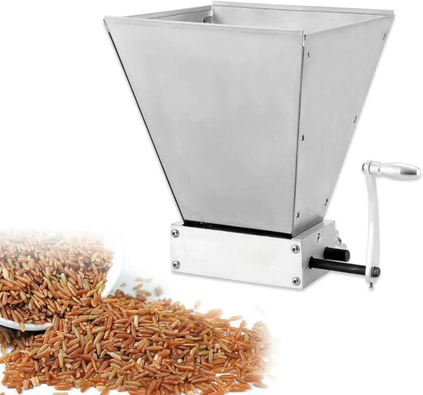 Getreidemühle manuell groß | 5,5 kg Mais und Co. mahlen | Schrotmühle, Malzmühle, Kornmühle