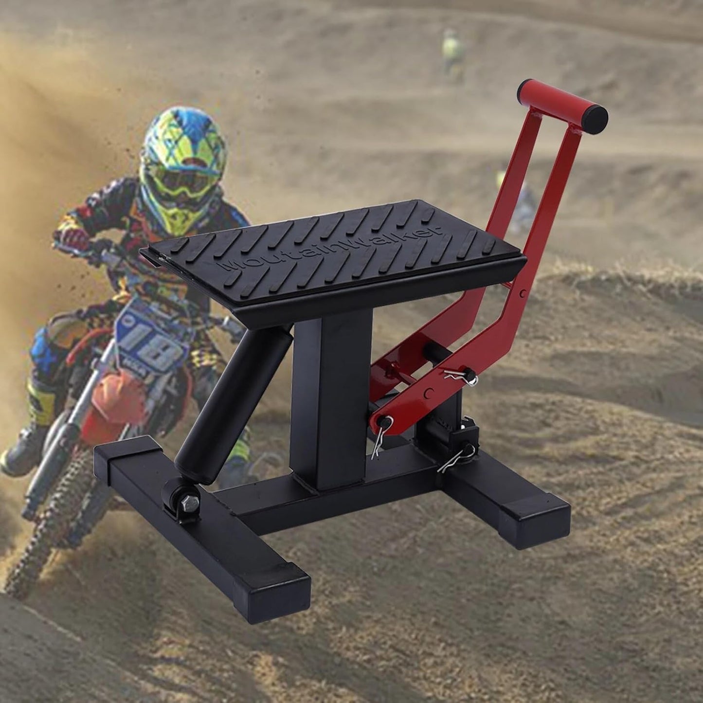 Motorradheber Enduro 150 kg | Dirt Bike Motorrad Roller aufbocken | Aufbockhilfe, Aufbockständer, Aufbockvorrichtung