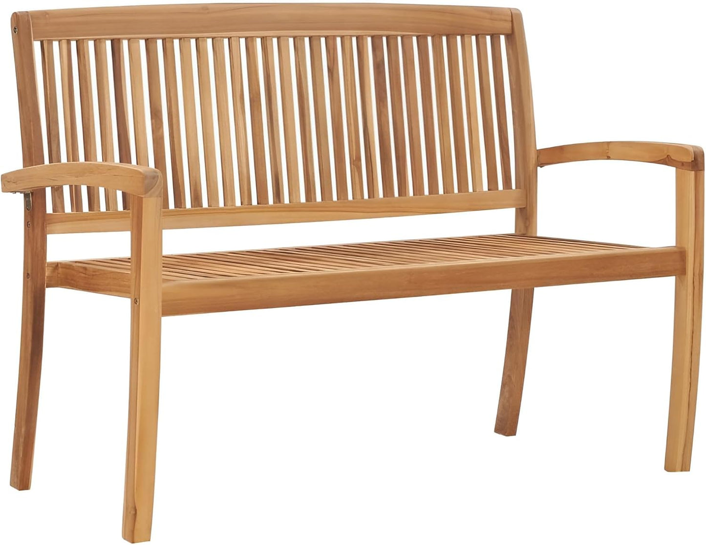 Premium Gartenbank Holzbank 2-Sitzer oder 3-Sitzer | Parkbank & Holzbank Outdoor für 2 oder 3 Personen | Bank Holz wetterfest (2-Sitzer)