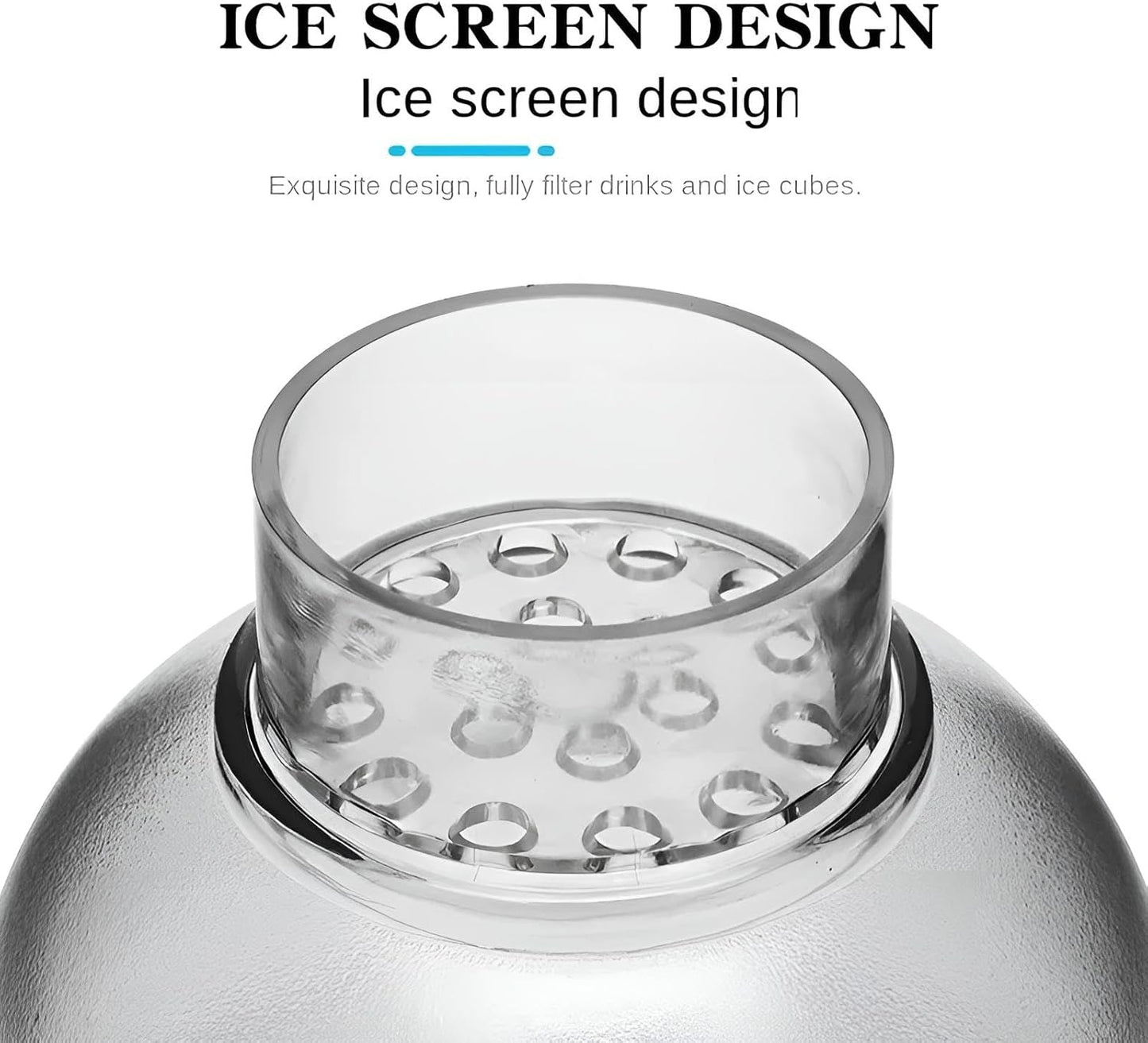 Premium Dressingshaker groß 500/700 ml | Salatsaucen Shaker Kunststoff | Salat Shaker für Dressing | Mixbecher Schüttelbecher Protein & mehr (700 ml)