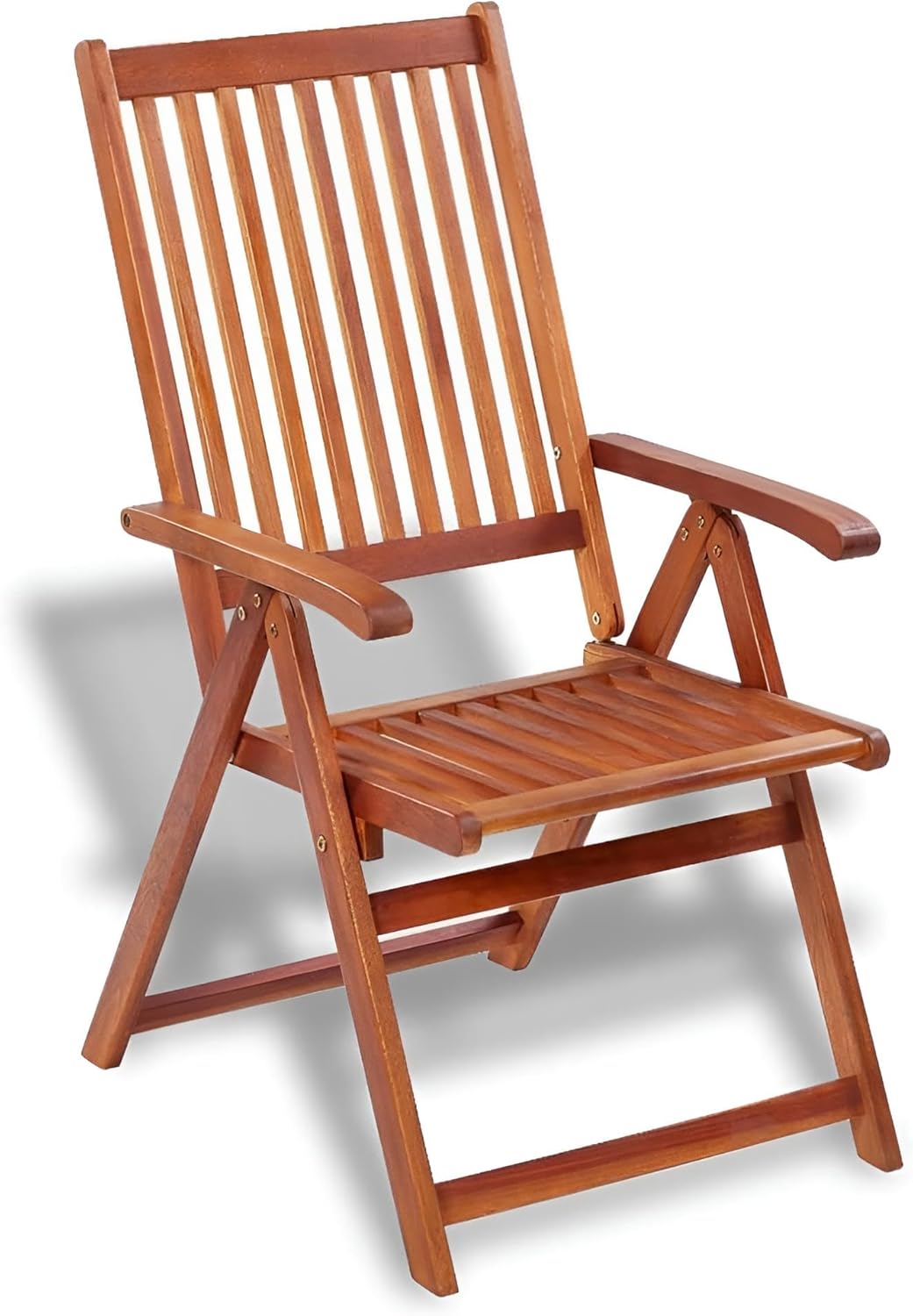 Premium Gartenstühle klappbar Holz | 2er Set oder 4er Set | Wetterfeste Stühle massiv für Garten, Terrasse & Balkon (2)
