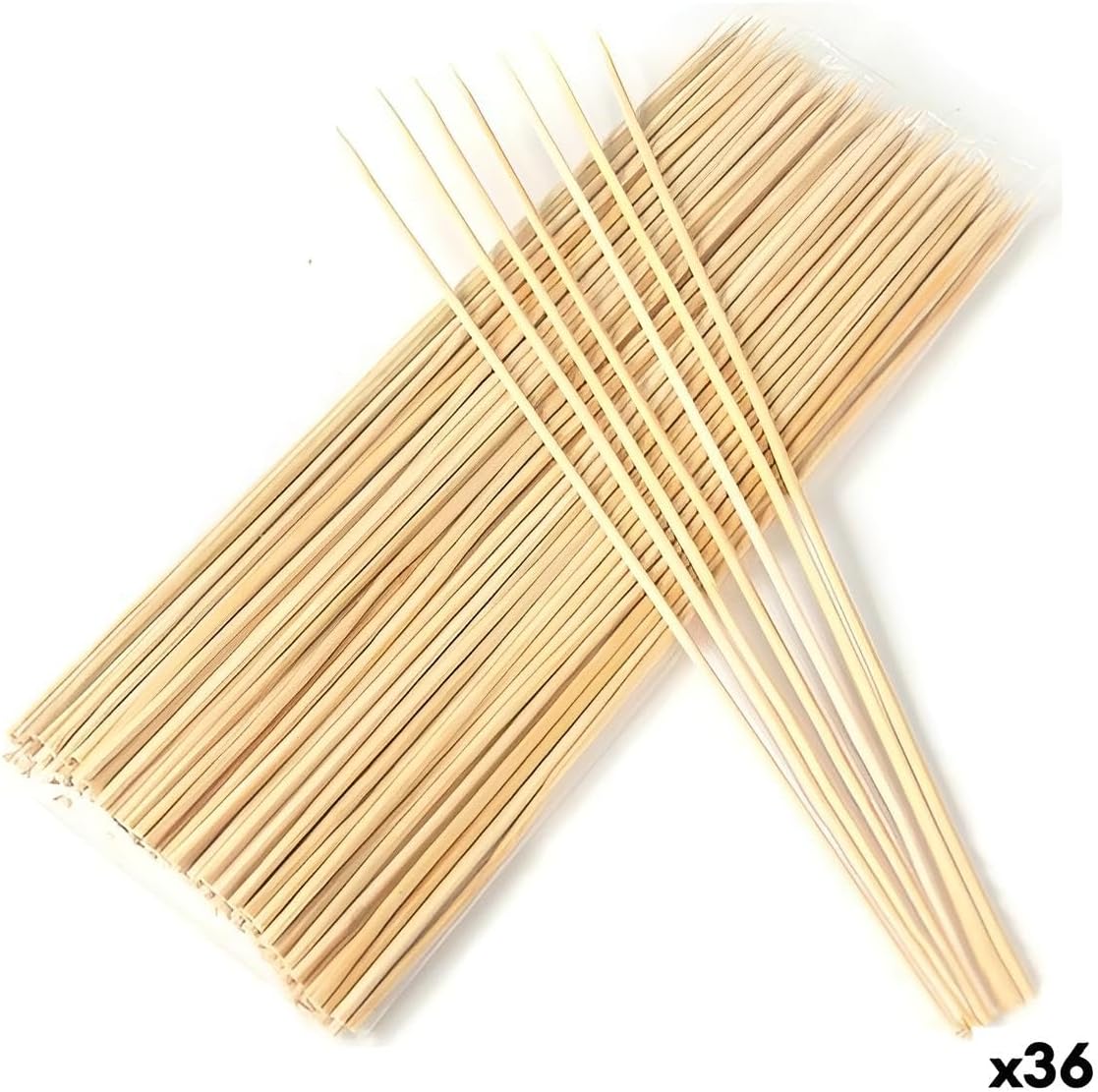 Grillspieße Bambus 30 cm 1800 Stück XXL Mega-Komfort-Packung | Schaschlikspieße Holz extra lang | Holzspieße Grillgut, Obst, Burger, Antipasti, Fingerfood, Cocktail-Party