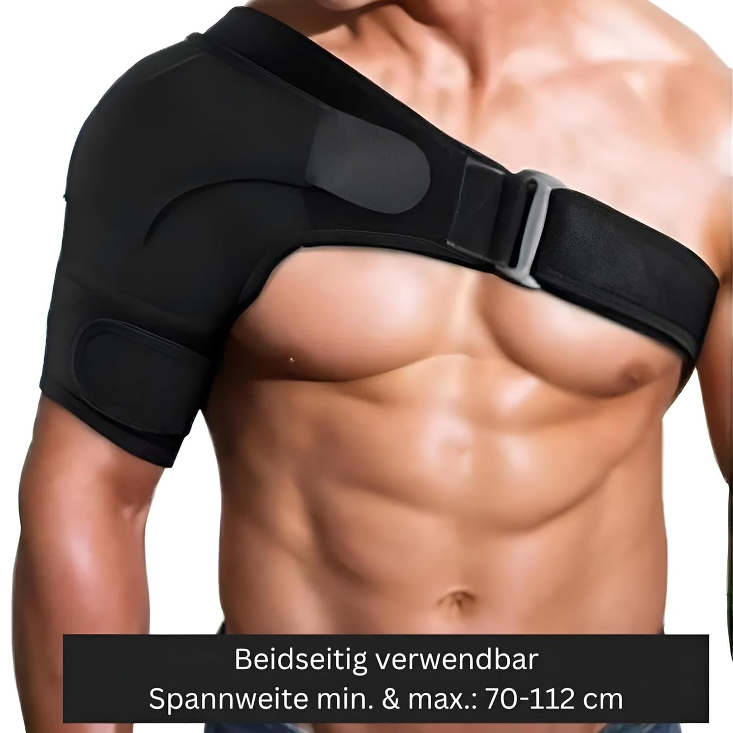 Schulterbandage Herren & Damen links, rechts, beidseitig | Stabilität beim Sport & im Alltag bei Arthritis sowie Verletzungen | Kompression Schulter aus Neopren