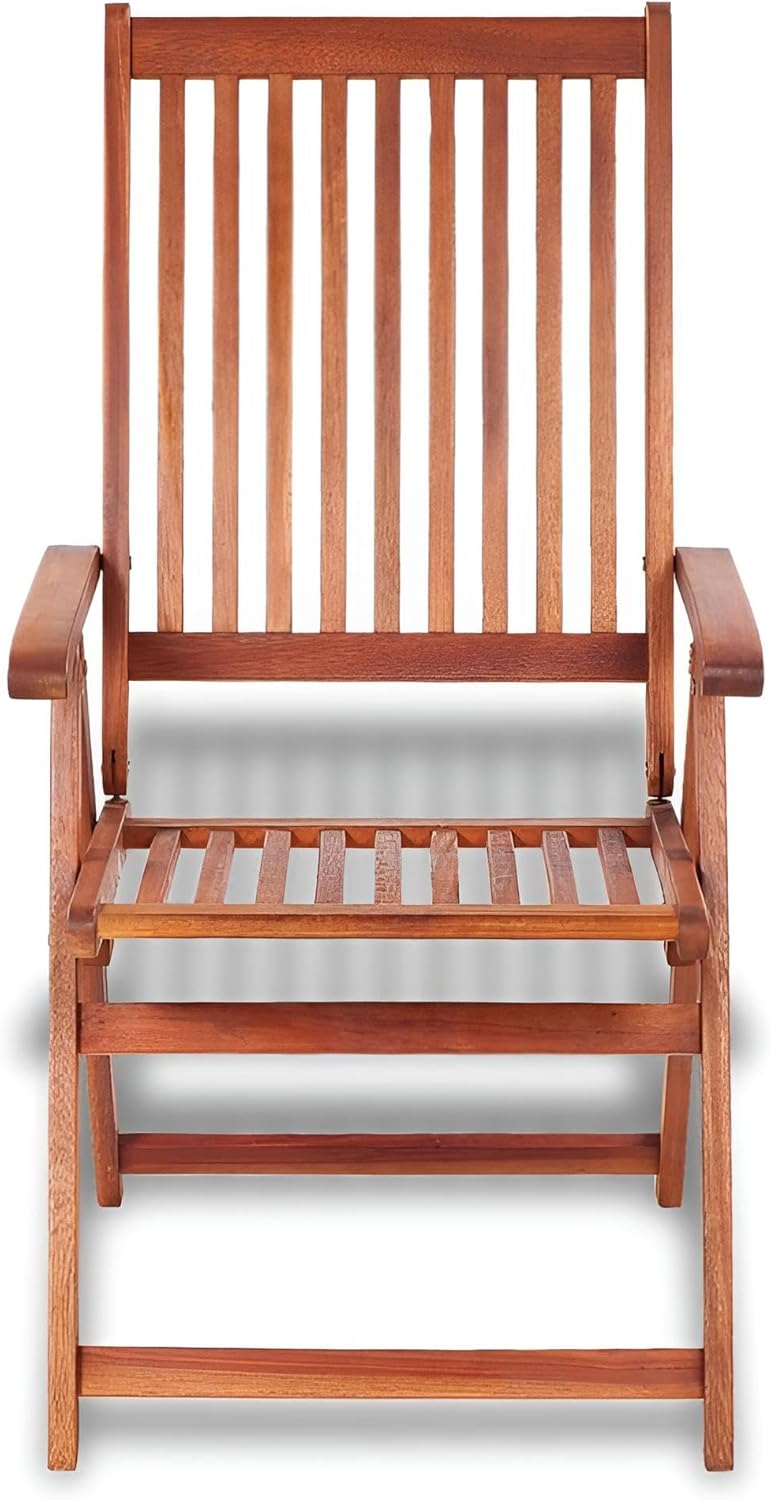Premium Gartenstühle klappbar Holz | 2er Set oder 4er Set | Wetterfeste Stühle massiv für Garten, Terrasse & Balkon (2)