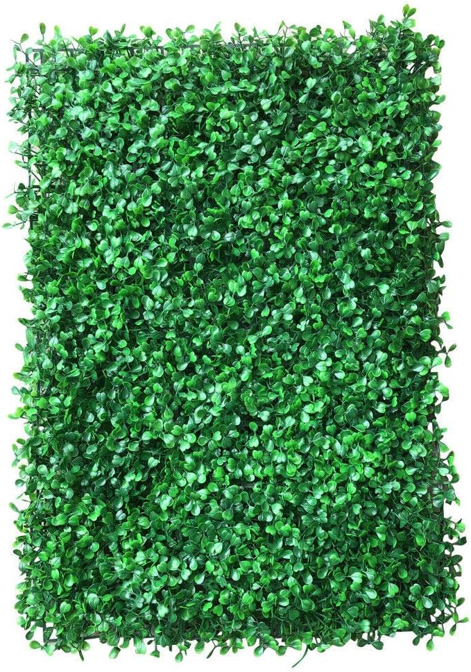 Künstliche Hecke 180 cm hoch | Sichtschutz für Balkon, Zaun oder Wand | 12x Künstliche Heckenpflanzen Outdoor, Garten und Indoor