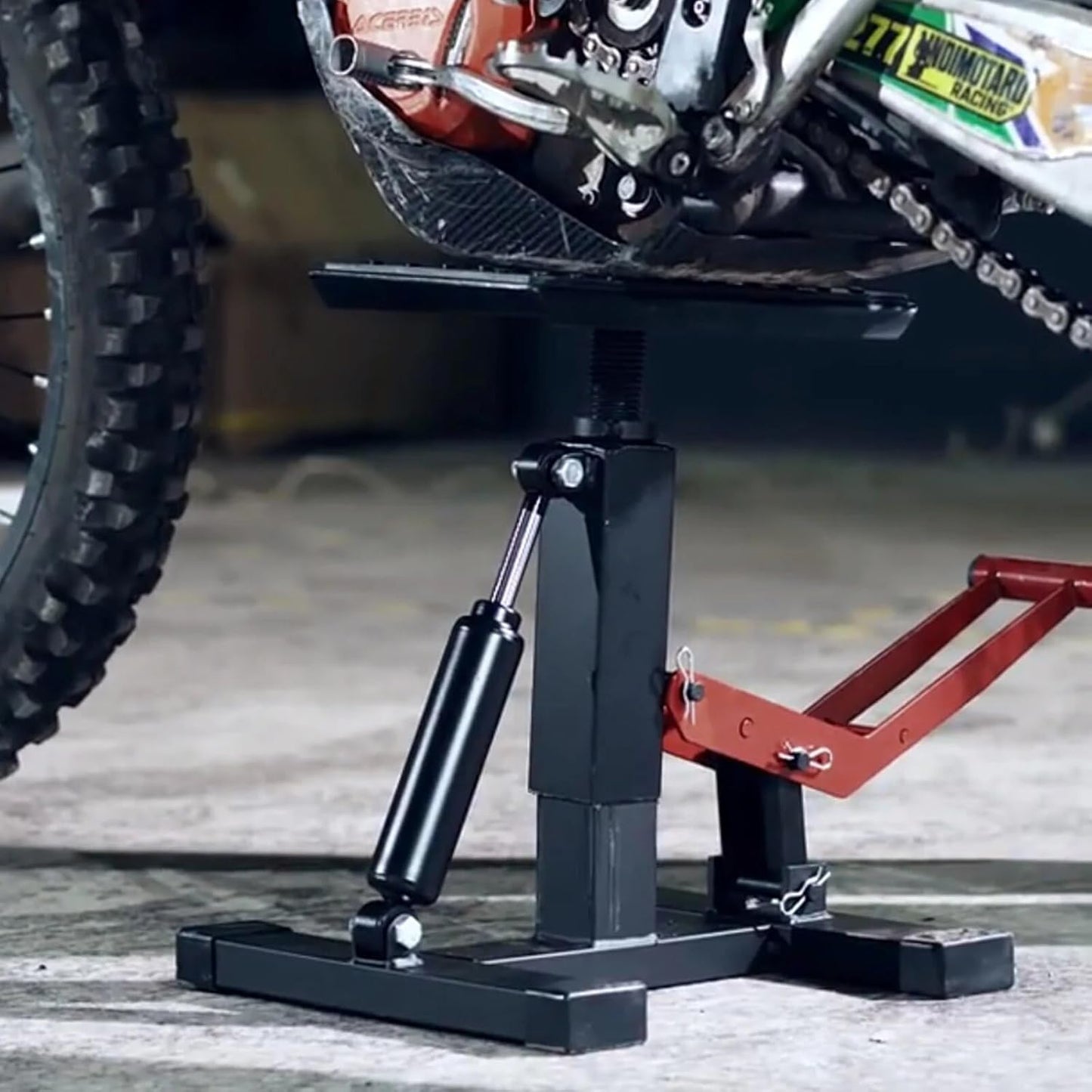 Motorradheber Enduro 150 kg | Dirt Bike Motorrad Roller aufbocken | Aufbockhilfe, Aufbockständer, Aufbockvorrichtung