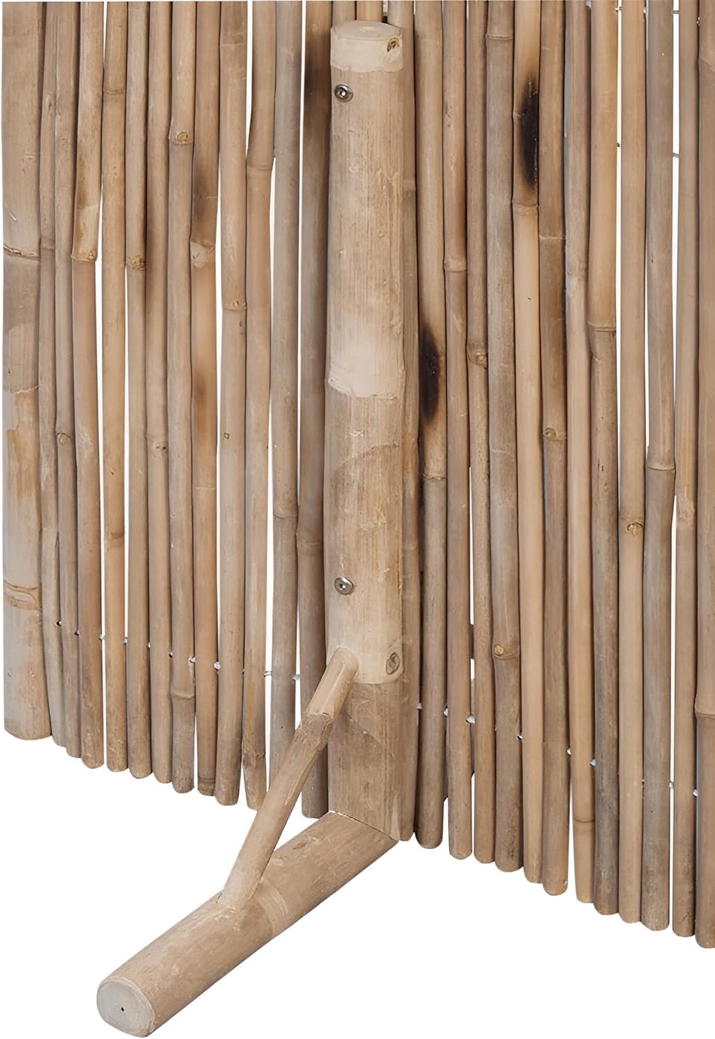 Premium Bambuswand indoor & outdoor | Bambuszaun 180 cm breit, 170 cm hoch | Sichtschutz, Raumteiler, Deko Bambus | Zaun für den Innen- und Außeneinsatz