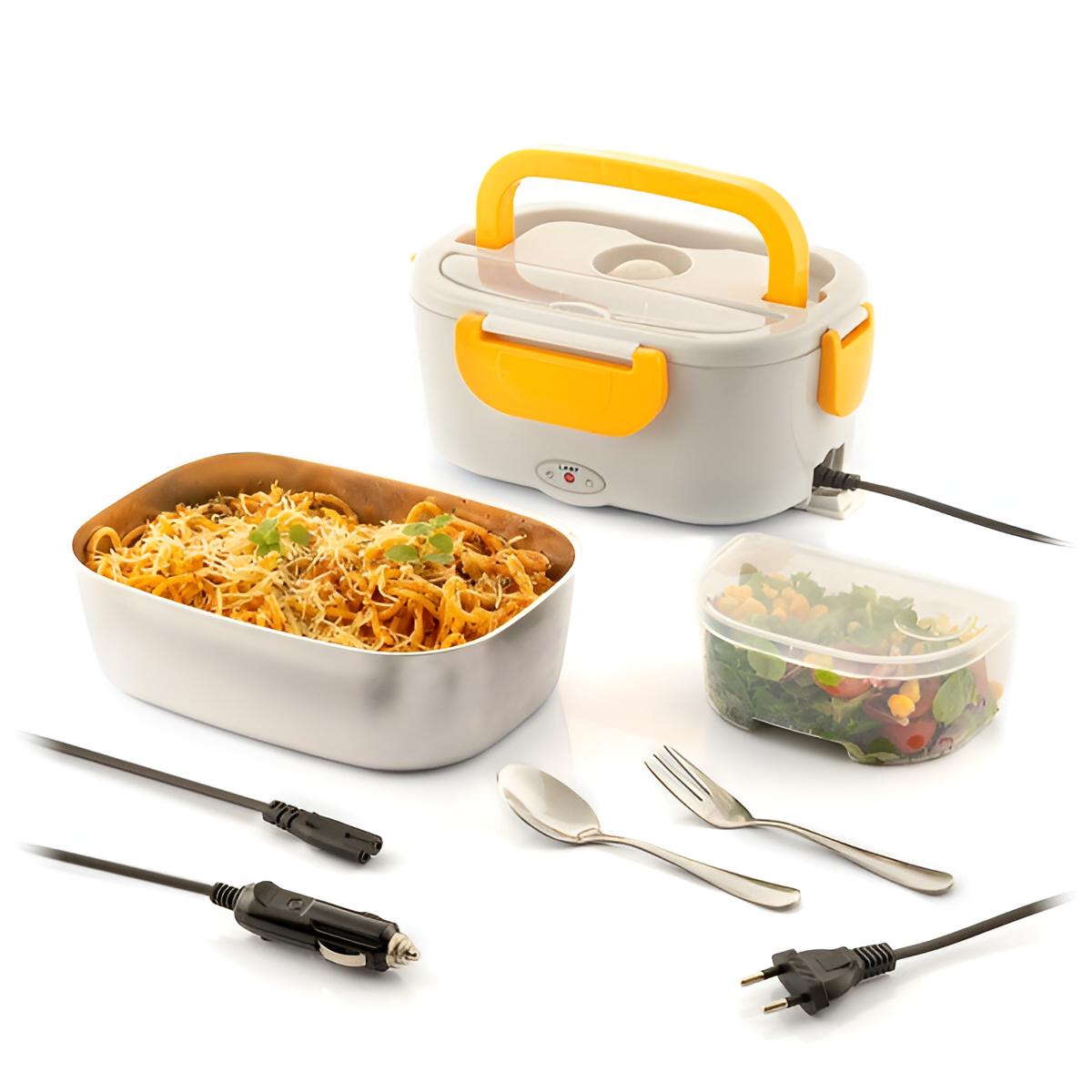 Elektrische Lunchbox für Auto & Büro 2-in-1