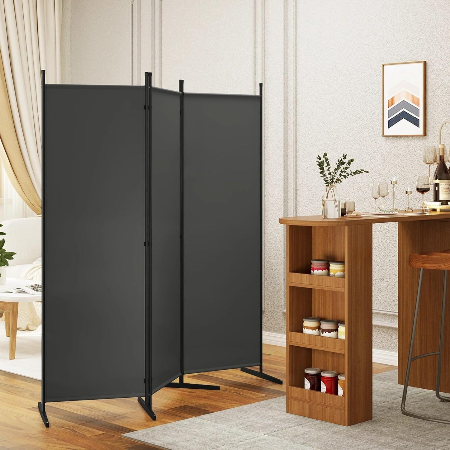 Raumteiler stehend modern | Trennwand Paravent | Raumtrenner | Spanische Wand für innen & außen