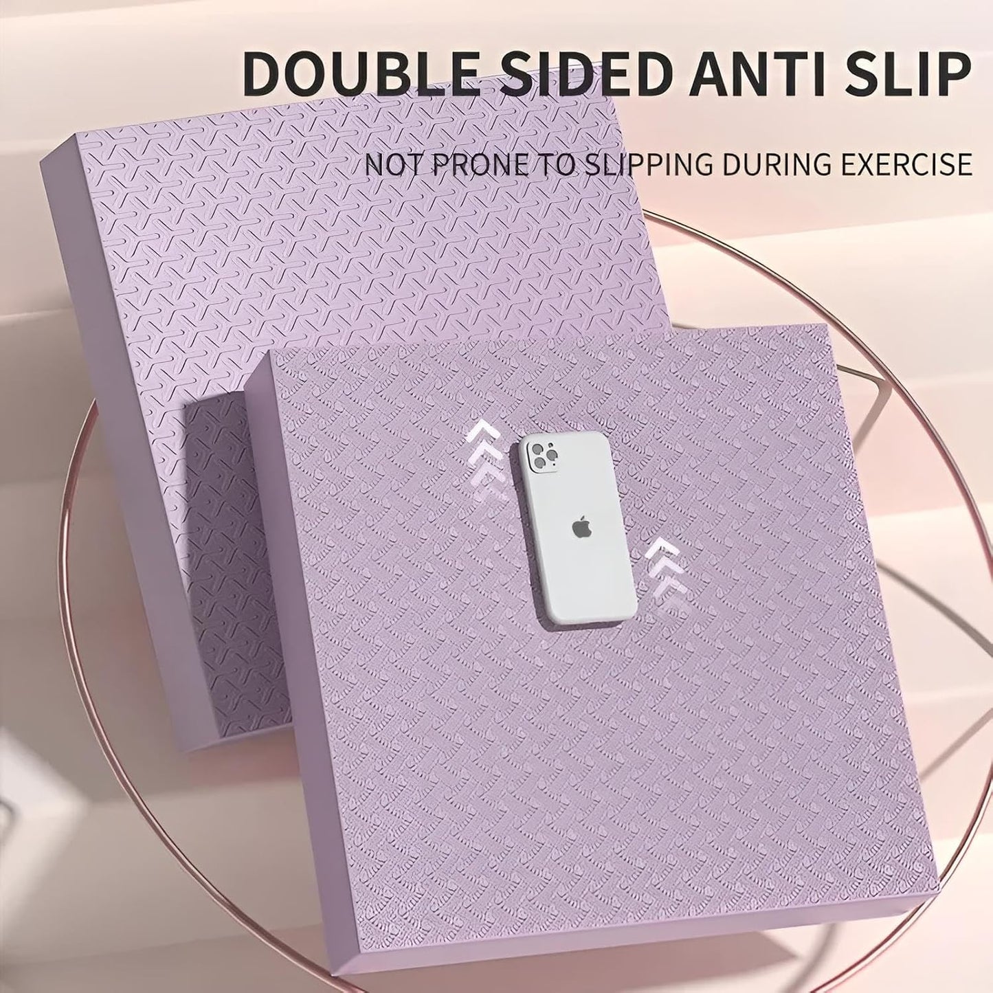 Balance Pad Erwachsene & Jugendliche rutschfest | Balance Trainer weich & elastisch für Core-Stabilität, Yoga & Fitness-Übungen (Blau)