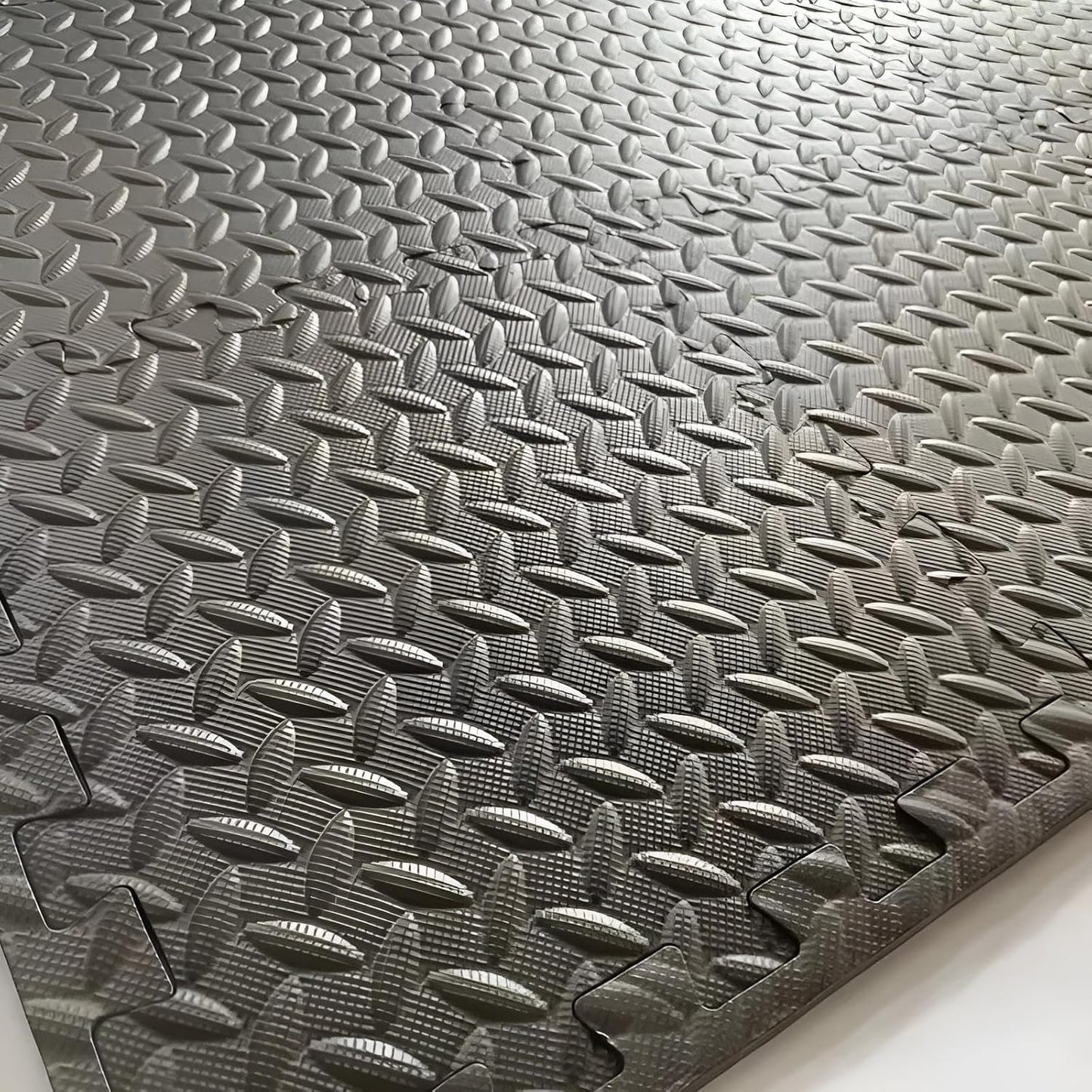 12x Bodenschutzmatte Fitness 30x30 cm | Bodenmatten & Fallschutzmatten rutschfest indoor & outdoor | Sportboden, Schutzmatten Fitnessraum, Poolunterlage