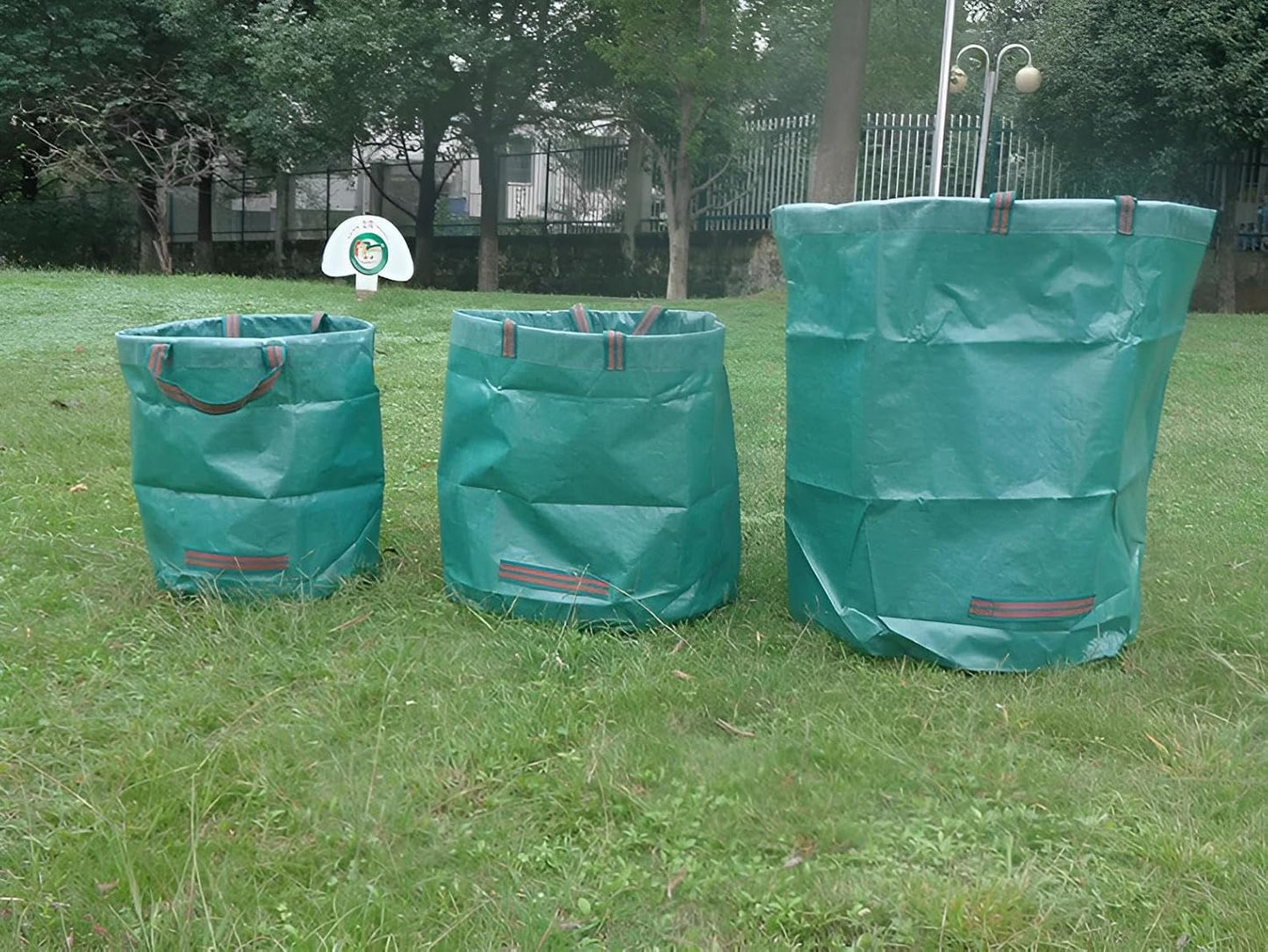 Gartensack 60l, 120l oder 300l Pop Up | Laubsack klein & groß | Gartenabfallsack stabil, Rasensack robust, reißfeste Säcke für Gartenabfälle (120l)
