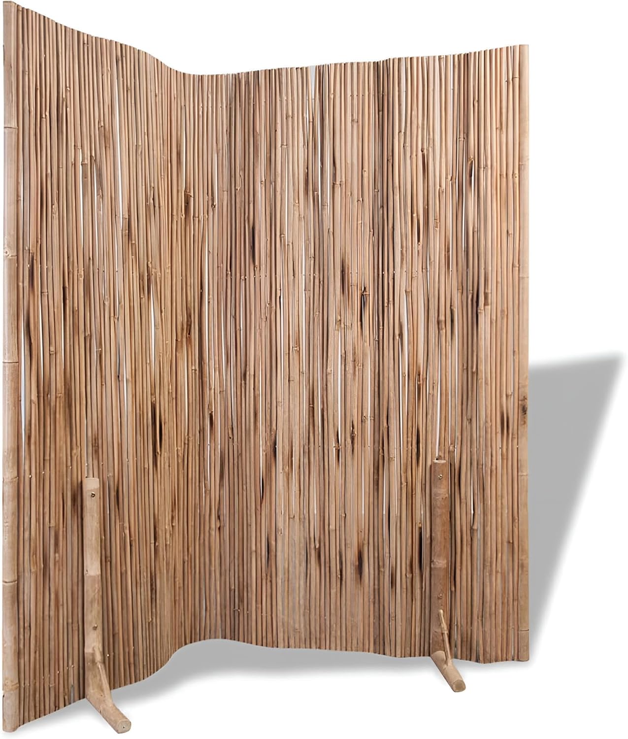 Premium Bambuswand indoor & outdoor | Bambuszaun 180 cm breit, 170 cm hoch | Sichtschutz, Raumteiler, Deko Bambus | Zaun für den Innen- und Außeneinsatz
