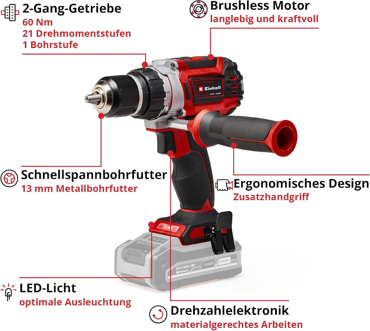 Einhell Professional TP-CD 18/60 Li-i BL Solo