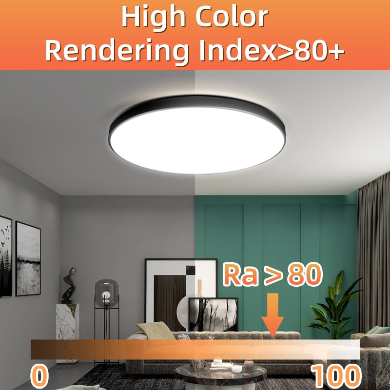 LED Deckenleuchte für Wohnzimmer, Schlafzimmer, Küche | 15-72W