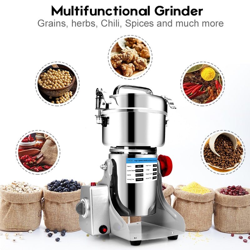 Kräutermühle, Getreidemühle & Kaffeemühle